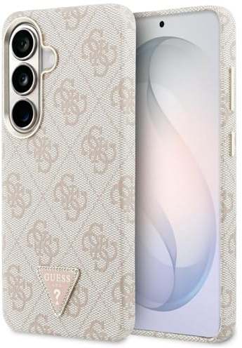 CG MOBILE Guess 4G Triangle Logo kompatibel mit MagSafe Hülle für Samsung Galaxy S26 (Rosa)