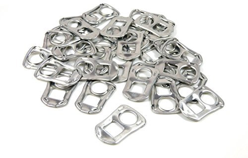 NaturSchatulle Dosen Verschlussringe Ziehlaschen I 10 Stück I Recycelte Dosenlaschen Stay on Tab Metalllasche Schmuck Basteln DIY Schmuckherstellung
