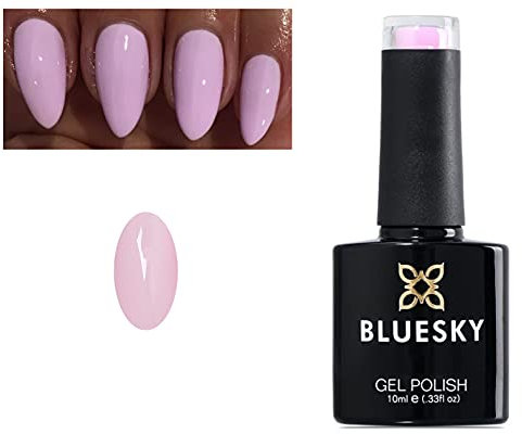 Bluesky BLUESKY Gel Polish, Pinky, A89, 10ml, Gel auflösbarer Nagellack, Rosa, Pastel, Blass (Aushärtung unter UV-/LED Lampe erforderlich) er Pack(x)
