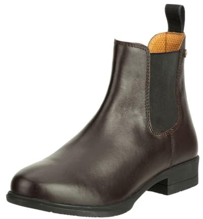 SUEDWIND FOOTWEAR Chelsea Stiefeletten Nova Jodhpur Classic – Damen Boots aus Rindsleder – atmungsaktive Schlupfstiefeletten – Nova Gummisohle & Micro-Lining – Schuhe in Braun – Gr. 44