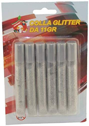 Colla Glitter Argento 11g 1x 6pz