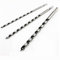 MASO Brocas hexagonales para carpintería para carpintero de corte rápido Zimmermann Juego de brocas para madera de 8 mm de diámetro 350 mm de largo (1 pieza)