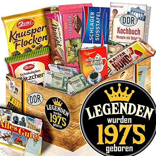Legenden 1975 - Ideen Geburtstagsgeschenk Freund - DDR Schokolade Ostpaket