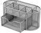 Mesh Desk Office Organizer,Multifunction Pen Holder with Drawer Stationery Storage Desktop Sliver