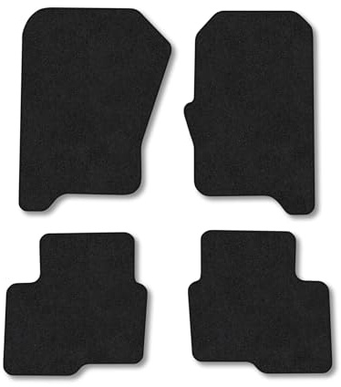 Land Rover Discovery 3 (2004-2009) Car Mats Accessories Tailored Fit Carpet Floor Mats Non Slip Black Trim Full Coverage Compatible Accessory Front Rear Set Anti Slip Granulated Backing Hand-Finished