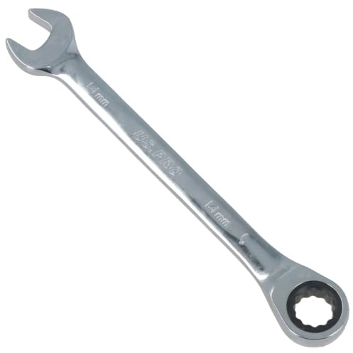 AB Tools-US Pro 14mm Metric MM Combination Gear Ratchet Spanner Wrench 72 Teeth