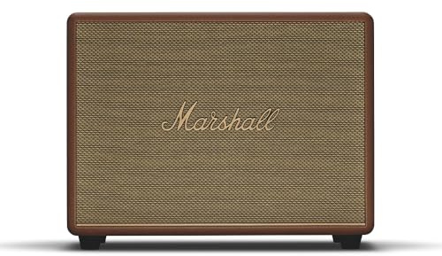 Marshall Woburn III Altavoz Premium Inalámbrico para Hogar 120W con Bluetooth 5.2 y Múltiples Entradas - Disfruta del Sonido Característico de Marshall (Marrón)