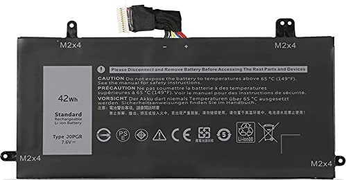 ASKC J0PGR Laptop Akku für Dell Latitude 12 5285 5290 2-in-1 T17G T17G001 T17G002 Series 0J0PGR JOPGR 0RDYCT RDYCT 1WND8 X16TW 0X16TW 0FTH6F FTH6F 7.6V 42Wh 5250mAh
