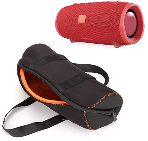 Yunseity Tragetasche für Xtreme 3 2 kabelloser -Lautsprecher, weiche Reisetasche, Aufbewahrungstasche mit zusätzlicher Tasche, für USB-Kabel, Aufbewahrung von Ladegeräten