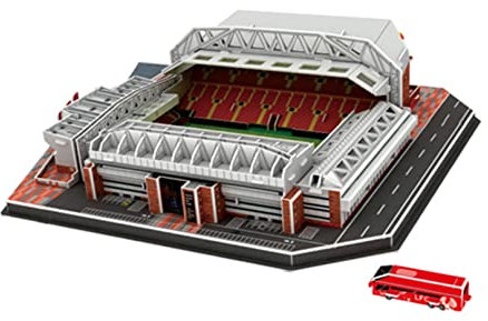 3D Jigsaw Puzzles,Kids Puzzle Model Kits,New 3D puzzle Liverpool Anfield Stadium Model,Three-dimensional puzzle assembly Football ground DIY Models,Souvenir gift for fans