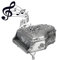 TOLIDA Vintage Klavier Musikbox Musik-Schmuckkästchen aus Metall Rosemuster Luxus-Schmuckkästen Spieldose Schmuckkoffer Aufbewahrungsbox von Ohrringe Halsketten Ring als Geschenk für Damen Mädchen
