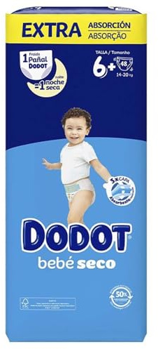 Dodot Baby trocken Extra - Jumbo Pack Größe 6-48 Stück