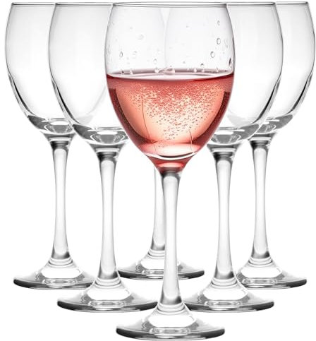 Glasmark KROSNO 1992 Ensemble De 6 s à De 0,3L Pour Rouge Et Blanc Lavable Au Lave Vaisselle Transparent 6 x 300 ml