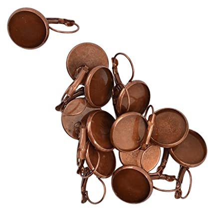 misppro 10 hojas 3D hojas pegatinas pintura resina – cobre rojo, como se describe