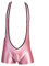 JPXJGT Uomo Wrestling Bodysuit Biancheria Intima Canotta Body Tute Bretelle(Color:Pink,Size:One Size)