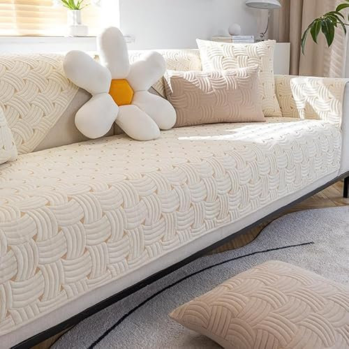 WYJHNLBEDC Sofa/Couch überzug/überwurf, Sofa überwurfdecke, Bequeme Baumwolle Sofabezug für Sofa L Form/U Form/Ecksofa 3/2/1 Sitzer, Sofaschutz Hund Kratzschutz Katze, 70x70cm