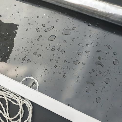 Zlovne Thermal Insulated Pvc Transparent Roll Up Blinds,Clear Roller Shade Anti Uv Door Blinds for Bathroom Home Office,Rainproof Curtain,50-160cm Width Optional,Thick 0.5mm (W80xH100cm/W32 xH39)