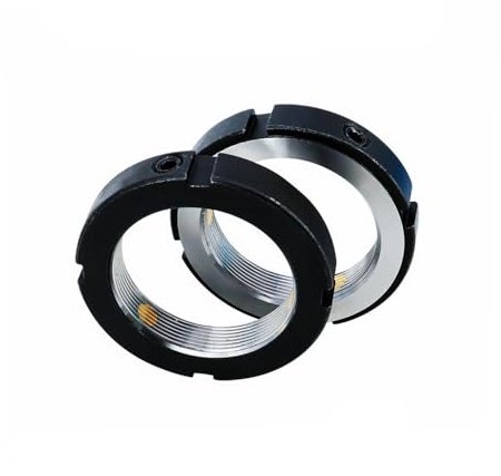 M10-M60 2 Teile/los Mutter Geschlitzte Rundmutter 45# Stahl Rundmutter Runde Präzisions-Kontermutter Teilung 1,0 1,5 2,0-M35 x 1,5