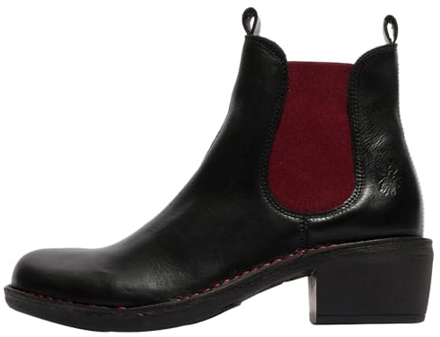 Fly London Damen Meme030flyStiefelette, Black Brick Elastic, 40 EU