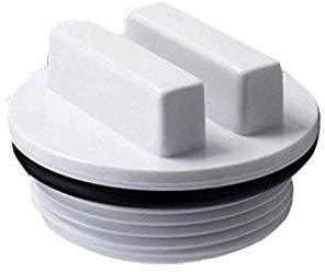 Conector para tubería de retorno de piscina con rosca, tapón de cierre, filtro de drenaje, accesorio para piscina, tapón de invierno de 1,5 pulgadas, con rosca y junta tórica