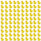 100 Pieces Mini Resin Ducks Mini Yellow Ducks Garden Landscape Decorations for Plant Pots Dollhouse Crafts Desk Decorating (Yellow)