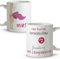 LolaPix Taza Mejor Compañera Personalizada - Regalo para Compañera de Trabajo - Taza de Café Cerámica 330 ml