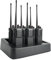 Retevis RT29D Digital Walkie Talkie, IP67 Waterproof Two Way Radio with 6 Way Charger, DMR, 128 Channels, 3200mAh, Walkie Talkies for Adults Long Range, for Hotel, Logistics, Security (6Pcs, Black)