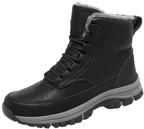 Stivali Da Lavoro Uomo Antinfortunistiche Invernali Con Punta Acciaio Stivali Moto Custom Stivali In Pelle Uomo Con Cerniera Laterale Stivaletti In Gomma Imbottiti Uomo Stivali Al Ginocchio