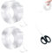 Gyagalre Transparent Magic Nano Tape Double Sided Grip Reusable Home Tape Traceless Glue, 3.28/6.56/9.84/13.12/16.4 FT Double Sided Mounting Tape Heavy Duty (2 M)