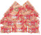 SHJOEE 24 Stück Weihnachtsgeschenkbox Kraftpapier Weihnachtsplätzchenboxen Keksschachtel mit Sichtfenster Weihnachten Geschenkkarton Kuchen Faltboxen Party Kekse Dessert Aufbewahrungsbox mit Deckel
