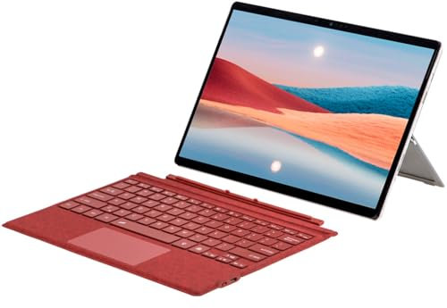 Surface Pro 7+/6/5/4/3 Type Cover, Ultra-Slim Bluetooth Keyboard Compatible for Microsoft Surface Pro 3 Pro 4 Pro 5 Pro 6 Pro 7 Pro 7+ Keyboard-Backlit-QWERTY English (Red)
