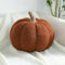 Ventouse Kürbis Kissen, Pumpkin Pillow, Halloween Kürbis DekokissenKürbis Kissen, Weiche Plüschkissen Herbst Pumpkin Pillow Kürbis Deko, Kürbiskissen Kissen for Home Halloween Decoration(Brown,28cm)