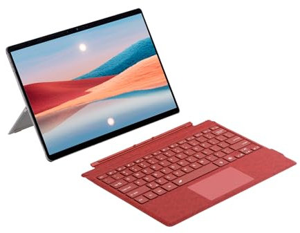 Docooler Clavier Surface Pro 3/4/5/6/7 BT 5.1 avec rétroéclairage coloré et design mince magnétique avec portée de 10 m pour clavier Surface Pro