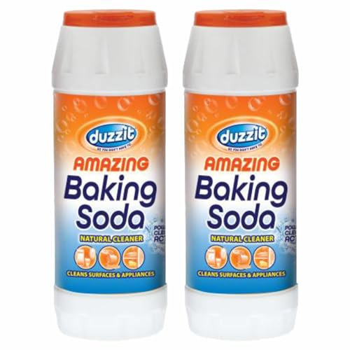 (Set of 2) All Purpose Baking Soda - Powerful Multi-Purpose Household Cleaner - Stain Remover for Cleaning Surfaces, Laundry Tough Stains & Appliances (Baking Soda 500gm)
