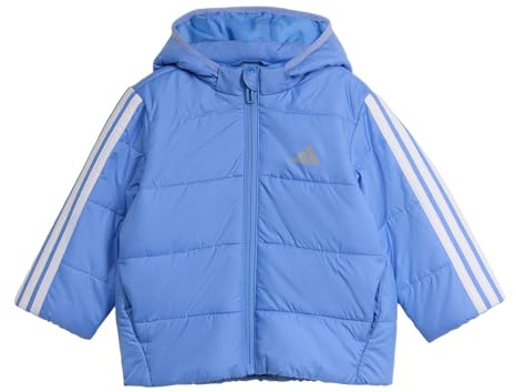 adidas Unisex Baby ESSENTIALS 3 STRIPES PADDED JACKET, Blue Fusion/White, 3-6 Months