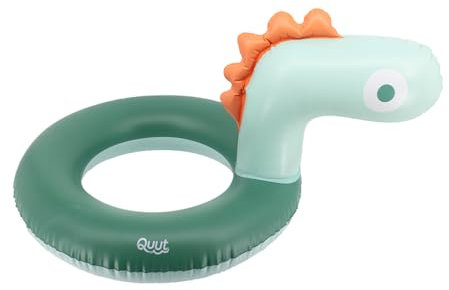 Quut – Aufblasbarer Schwimmring Dino – Für Kinder von 3–8 Jahren – 60 cm – Strapazierfähiges, ungiftiges Vinyl – Poolspielzeug für Jungen & Mädchen – Wiederverwendbar & Recycelbar