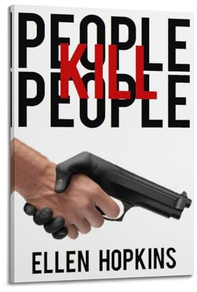 UAEYQPWHEEUR Poster People Kill People, ästhetisches Cover, Poster, Gemälde für Wohnzimmer, Schlafzimmer, 40 x 60 cm, Rahmenstil