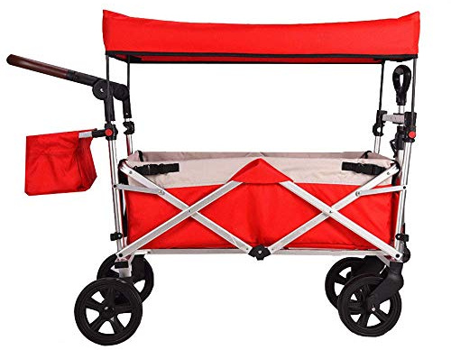 Schubkarre Trolley 4 Rad Strandwagen Duty Faltbare Tasche Gartenwagen