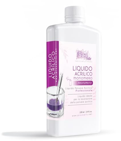 Acryl Liquid für Nägel 100 ml – Parfümiertes Monomer für Acrylmodellage & Nagelaufbau – Professionelles Acryl Liquid für Nagelstudio