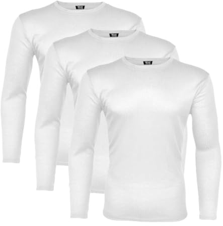 3er Set Herren Unterhemd Thermo Langarm Shirt 256