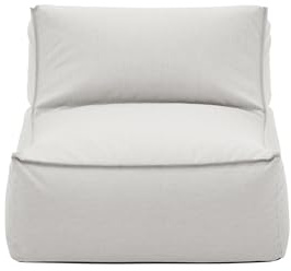blomus Lounger Chair -Stay- | Farbe Cloud | Aus Kunstfaser und Kunststoff; Wasserabweisend und alltagstauglich; Pflegeleicht im Alltag; Maße 93 x 73 x 63 cm