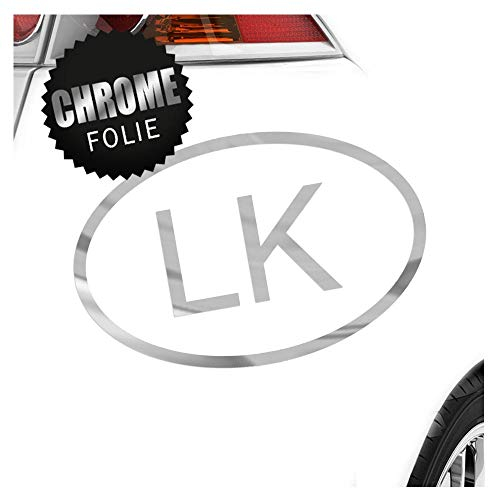 Kiwistar - Autoaufkleber - Sri Lanka LK Heckscheibe Auto Aufkleber wetterfest für Kfz LKW Mofa Truck - Sticker außen selbstklebend Tuning Zubehör für Fenster Fahrzeug Scheibe