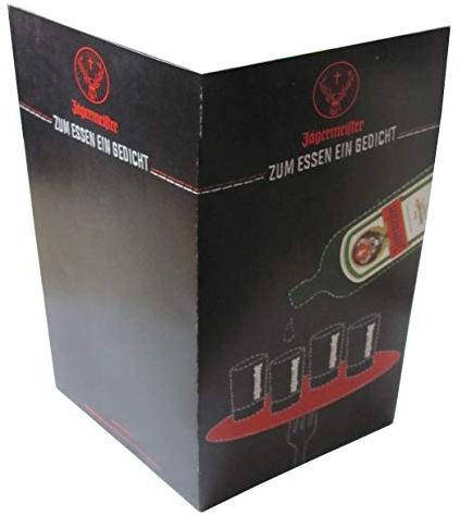 Jägermeister - 5 Tischaufsteller aus Pappe - Motiv 3