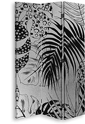 Trennwand Raumtrenner Glamour Pinnwand 3-teilig beidseitig Silber 110x175 cm