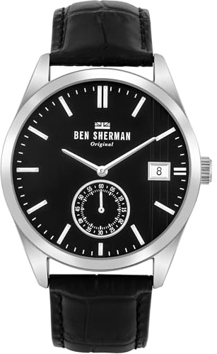 Ben Sherman Men's Analogue Quartz Watch with Leather Strap WB039BB, Bracelet