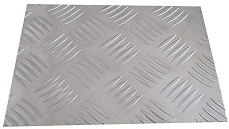 SOFIALXC Chapa De Aluminio Metálica Estriada 1,5 mm de espesor-500x500mm 1pc