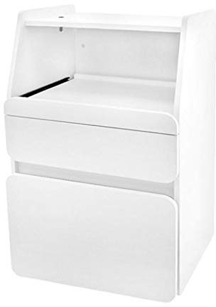 Activeshop Midi 970 - Carrello per cosmetici, con ruote, per cassetti, da ufficio, colore: Bianco +