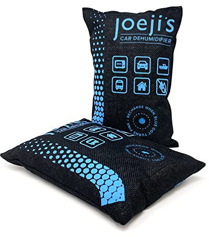 2 bolsas reutilizables de deshumidificador coche Anti humedad coche y quita olores todo en uno 2 bolsas de gel de silice antihumedad de 500g