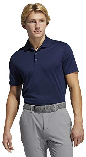 Adidas Golf Herren Performance PRIMEGREEN Polo-Hemd - Collegiate Marine - L