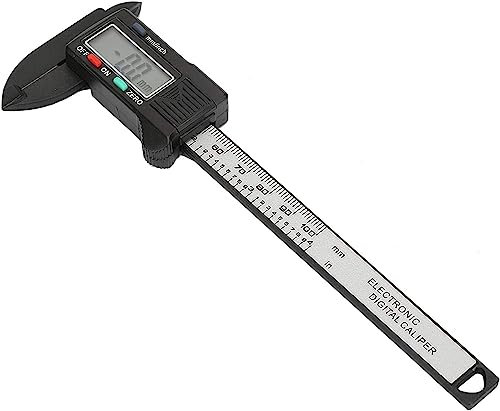 Messschieber Digital Schieblehre, 100 mm Hochpräzise Elektronische Edelstahl Meßschieber, Messwerkzeug Mikrometer mit LCD Display für Haushalt & Industrie Messen